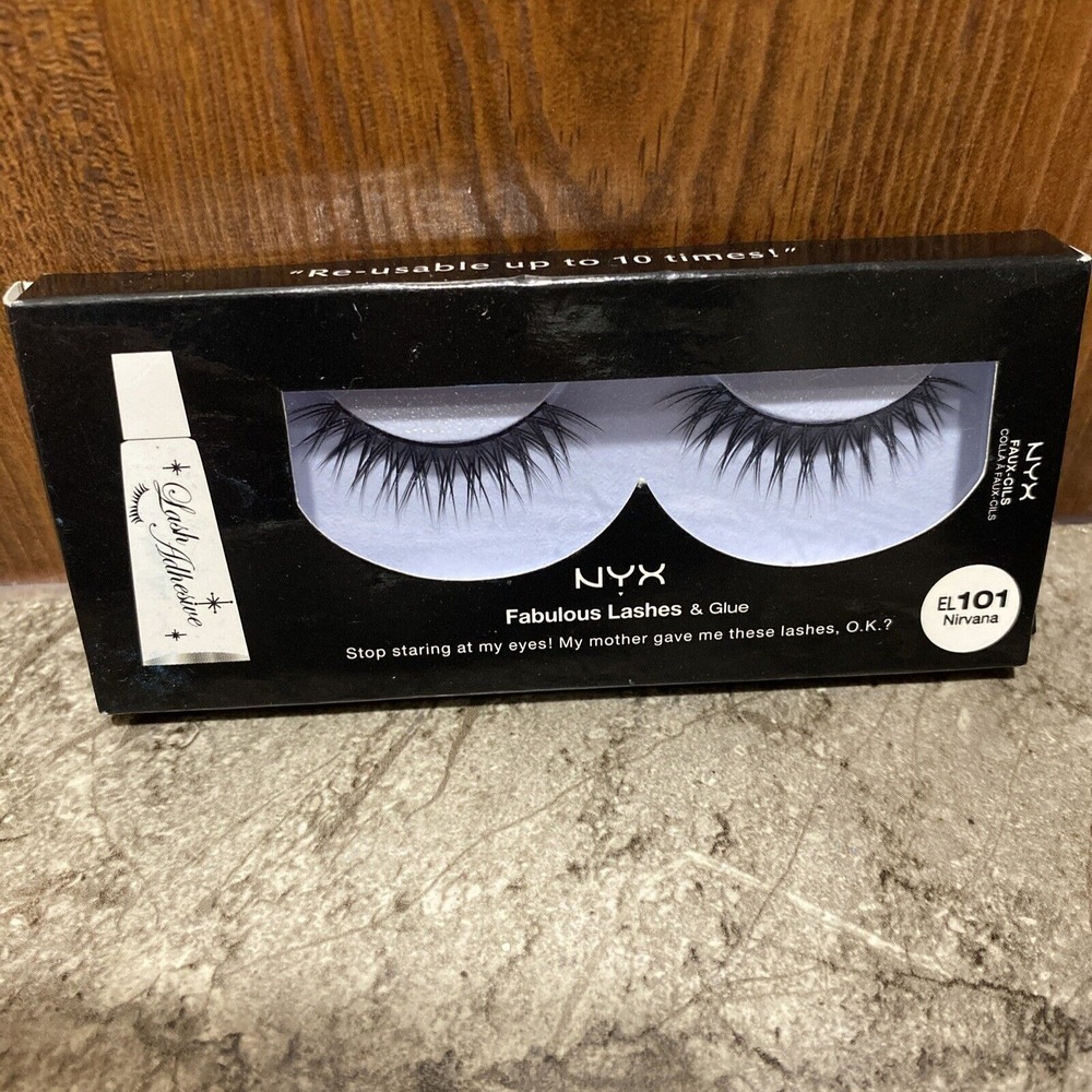 NYX Makeup Eyelashes Fabulous Lashes & Glue El 101 Nirvana False‎